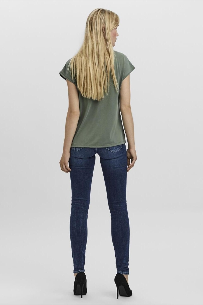 VMFILLI SS V-NECK TEE GA NOOS 10247666 Laurel Wreath